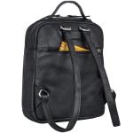 'Wilma' Elegante Rugzak Vrouwen Kleine Leren Rugzak Dames Leren Rugzak DIN A5 Vintage Handtas City Going Out Shopping Daypack Echt Leer, Kleur:zwart