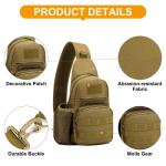 Tactische Militaire Borst Tas Crossbody Schouder Sling Pack Rugzak