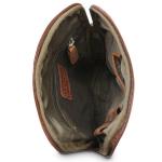 LEABAGS Lederen schoudertas voor dames en heren, messenger bag met schouderriem, schoudertas, werktas, draagtas, handtas, echt leren tas, vintage roodbruin, Vintage roodbruin, Bohe