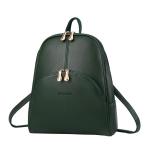 Rugzak voor dames, cityrugzak, dagrugzak, PU-leer, tweeweg ritssluiting, elegant design
