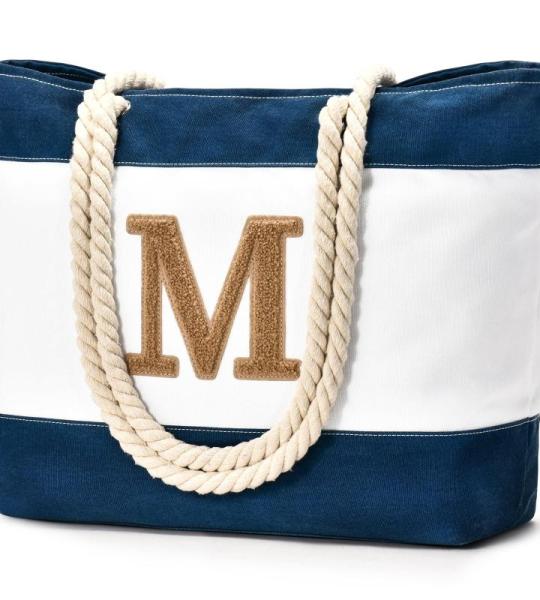 Strandtas, grote tote tassen, dames, tas, shopper, reistas, waterdicht, weekendtas, strandtas, XXL, familie, opvouwbare schoudertas, sporttas, geschenken voor vrouwen, donkerblauw-