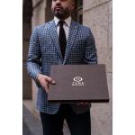 Groot Leren Herenhandtas Clutch tas Heren Polstas Handgemaakt Italiaanse Volnerfleer, Bruin