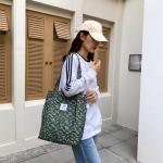 Koord Tas Womens Grote Corduroy Tote Bag Vrouwen Schouder Handtassen voor School Winkelen Werk College Casual, Groen-3, L, Tote