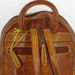 Hill Burry Rugzak voor dames, elegant leer voor dames, dagrugzak, leren rugzak, vintage stadsrugzak, rugzak, leren rugzak, echt leer, wasleer, bruin