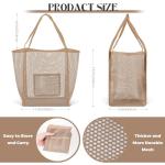 Mesh strandtas, bruin, XX-Large