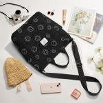 Dameshandtas, canvas, shopper, schoudertas, casual, groot, voor school, werk, dagelijks gebruik, winkelen, Milk.