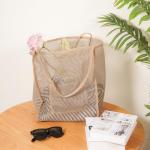 Mesh strandtas, bruin, XX-Large