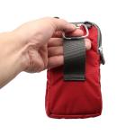 Heren mobiele telefoon heuptas met clip, schoudertas mobiele telefoon heren klein, 6,9 inch verticale kleine mobiele telefoon schoudertassen buiktas heuptasje met karabijnhaak en r