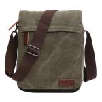 Outreo Heren-schoudertas, retro, schoudertas, vintage, aktetas, van canvas, boodschappentas, voor school, laptop, vrije tijd, beurs, handtas