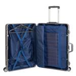 Travelhouse London T1169 Hardshell koffer met aluminium frame, verschillende maten en kleuren, grijs
