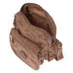 Christian Wippermann Kleine dames handtas crinkle nylon schoudertas tas