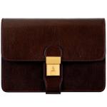 Leren Clutch Portemonnee - Klassieke Kleine Tas - Polstas Voor Heren