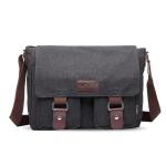 FANDARE Canvas Messenger Bag Schoudertas 7,9 inch iPad Tas Schoudertas Unisex Canvas Tas Werktas voor Mannen en Vrouwen, Heren/Dames Reizen Schoudertas