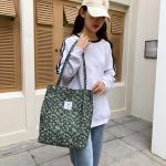 Koord Tas Womens Grote Corduroy Tote Bag Vrouwen Schouder Handtassen voor School Winkelen Werk College Casual, Groen-3, L, Tote
