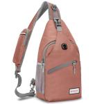 ZOMAKE Borstzak Sling Bag voor heren, diefstalbestendig, crossbody tas voor mannen en vrouwen, schoudertas voor outdoor, fietsen, reizen, wandelen