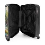 NoBoringSuitcases.com Kinderkoffer, handbagage, harde koffer met TSA-slot, jongens en meisjes, trolley, reiskoffer, draagtas, rolkoffer, klein of middelgroot, 32 Hond in Kleurrijk 