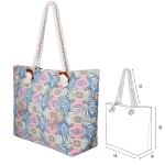 Grote waterafstotende strandtas met rits Modern Life