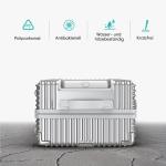 Voyagoux Koffer handbagage - harde koffer groot, TSA-slot, ABS, 4 x 360° wielen, robuust en lichtgewicht, zilver