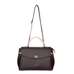 Ella dames hand- en schoudertas vintage, Bruin