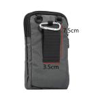 Heren mobiele telefoon heuptas met clip, schoudertas mobiele telefoon heren klein, 6,9 inch verticale kleine mobiele telefoon schoudertassen buiktas heuptasje met karabijnhaak en r