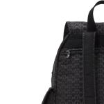 CITY PACK Middelgrote rugzak, Signature Emb (Zwart)