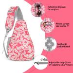 ZOMAKE Borstzak Sling Bag voor heren, diefstalbestendig, crossbody bag voor mannen en vrouwen, schoudertas voor outdoor, fietsen, reizen, wandelen