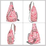 ZOMAKE Borstzak Sling Bag voor heren, diefstalbestendig, crossbody bag voor mannen en vrouwen, schoudertas voor outdoor, fietsen, reizen, wandelen