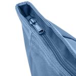 Smilla Strandtas met ritssluiting voor dames en heren, gezinsvakantie, sport, zwemmen, boodschappentas van gerecycled PET, waterafstotend, Lichtblauw, Eén maat