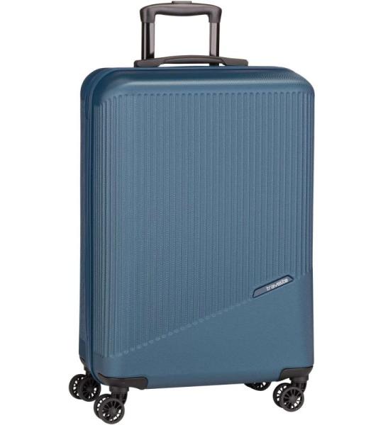 Travelite Koffer met 4 wielen, 3-delig, maten L/M/S, bagage serie Bali: ABS hardshell trolleys, blauw, Trolley met harde schaal met 4 wielen