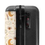 NoBoringSuitcases.com Handbagage, harde koffer met TSA-slot, jongens en meisjes, trolley, reiskoffer, draagtas, rolkoffer, klein of middelgroot, 27 Boho Feeling, koffer