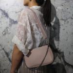 Echt lederen schoudertas schoudertas handtassen clutch kleine tas avondtas 23x13cm Jennie G323, watergroen