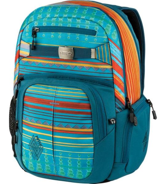 Nitro Hero Pack / grote trendy rugzak tas backpack / met gevoerd laptopvak en andere leuke functies / schooltas / schoolrugzak / 37L / Ponderosa