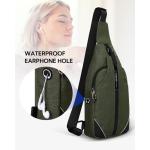 Anti-diefstal Sling Bag voor dames en heren borstzak, hippie crossbody bag, multifunctionele dagrugzak