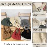 Schoudertas voor dames, grote shopper, tote bag, schoudertas, casual crossbody tas met verstelbare schouderriem, voor school, kantoor, werk, reizen, uitstapjes, winkelen, zwart