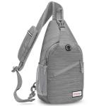ZOMAKE Borstzak Sling Bag voor heren, diefstalbestendig, crossbody tas voor mannen en vrouwen, schoudertas voor outdoor, fietsen, reizen, wandelen