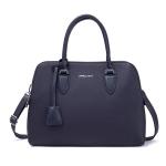 - Dames Bugatti Handtas Draagtas - Shopper Tote PU Leer Schoudertas - Veel Zakken Vakken Rits Crossbodytas - Vrouwen Meisje Tassen - Mode Stad Werk - Donkerblauw