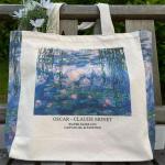 Canvas Tote Bag Esthetisch - Tote tas met ritssluiting en binnenvak door schouder Tote tassen voor vrouwen winkelen en reizen - Waardering cadeau voor leraar bruidsmeisje vriendsch