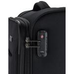 Travelite Set met 4 wielen, zachte schaal, maten L/M/S, serie Chios trolley, zwart, Zachte trolley met 4 wielen