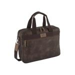 , Laos Schoudertas voor heren, bruin, 38x10x30 cm, Schoudertas