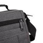 CHDWEY Umhängetaschen für Herren Crossbody Taschen Nylon Männer Handtasche Kleine lässige Reisetasche Klassische Reine Farbe Umhängetasche Hohe Qualität Messenger Bag(Black)
