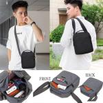 ANPTER Schoudertas voor heren, crossbody, herentas, mobiele telefoon, handtas, kleine omhangen, tas, Shulder Bag, Messenger voor vrije tijd, vakantie, uitstapjes, Zwarte schouderta