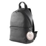 Mellow Leren rugzak voor dames, zwart