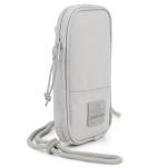 Schoudertas Heren & Dames Klein Grijs - "Josh" Mini Nektasje Gemaakt van Gerecyclede PET-flessen voor Vrije tijd & Festivals - Crossbody Mobiele Telefoon Portemonnee, Waterafstoten