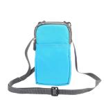 Mobiele telefoon heuptas heren blauw, mobiele telefoon schoudertas met portemonnee, 6,9 inch mobiele telefoon schoudertas holster portemonnee mobiele telefoon heuptas met riemclip 