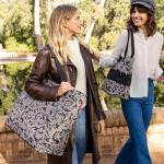 Shopper XL barok marmer – ruime boodschappentas en elegante handtas in één, van waterafstotend materiaal, barok marmer, X-Large