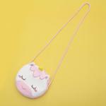 Kleine meisjes schoudertas crossbody tas voor meisjes schattige baby meisjes handbang pluche kleine tas kinderen portemonnee peuter meisjes speelgoed (eenhoorn), Cross-Body Tassen