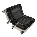 Beibye Hard Case Trolley koffer met dubbele wieltjes, maat M, L, XL, beige