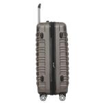 Beibye Hard Case Trolley koffer met dubbele wieltjes, maat M, L, XL, bruin