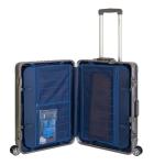 Travelhouse London T1169 Hardshell koffer met aluminium frame, verschillende maten en kleuren, grijs