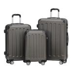 BEIBYE Harde koffer, trolleykoffer, rolkoffer, reiskoffer, handbagage, 4 wielen, M/L/XL, coffee